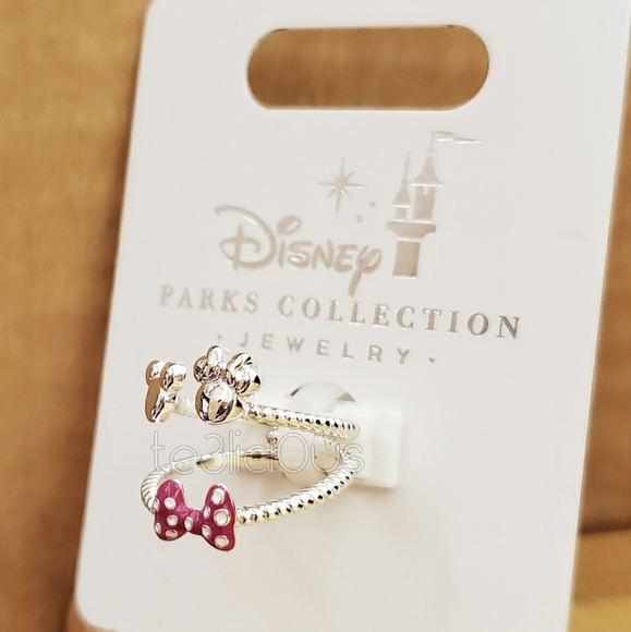 DISNEY PARKS MICKEY MINNIE MOUSE BOW RING - Picture 5 of 6